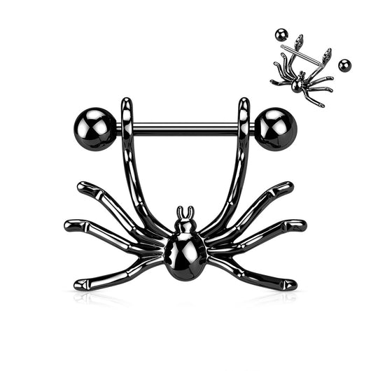 Pair Hanging Spider Nipple Shield Rings