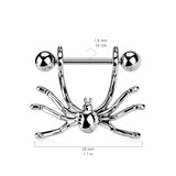 Pair Hanging Spider Nipple Shield Rings