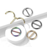 Pair Surgical Steel Dual Hinge Nipple Rings