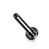 Titanium Internally Threaded 3mm Flat Back Labret Post