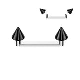 Implant Titanium Spike Top Dermal Anchor Surface Barbell 16G