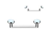 Titanium Bezel Opal Top Surface Barbell Dermal Anchor Piercing