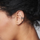 Chain Link Celtic Heart  Non Piercing Earring Cuff