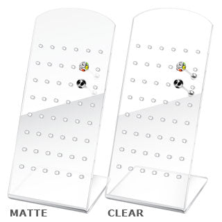 Mini L-Stand Body Jewelry Display 48 Hole Inserts For Tongue Tragus Earrings Labrets