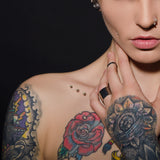 14K Solid Gold Dome Internally Threaded Dermal Anchor Top