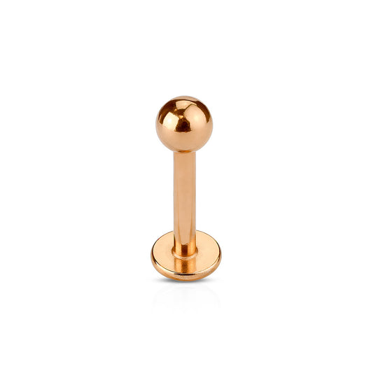 Rose Gold Plated Over Surgical Steel Labret Monroe Studs Ear Cartilage