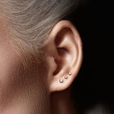 Push In Top CZ Ball Threadless Labret Ear Cartilage Daith Helix Tragus