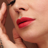 Threadless Push-In Labret Flat Back Flower Stud with CZ Cluster