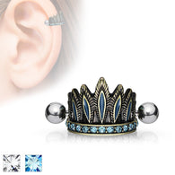 Tribal Chief's Headdress Helix Cuff Cartilage Barbell