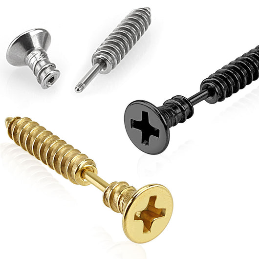 Philips Countersunk Plus Screw Ear Cartilage Helix Cuff Barbells