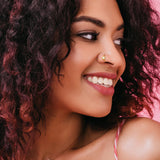 Clear Crystal Flower Ear Cartilage Daith Tragus Helix Earrings Hoop Nose Rings