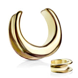 1 Pc Plain All Surgical Steel Saddle Spreader Ear Plugs