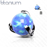 Titanium Claw Opal Top Parts For Lip Eyebrow Dermal