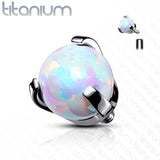 Titanium Claw Opal Top Parts For Lip Eyebrow Dermal