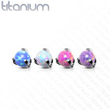 Titanium Claw Opal Top Parts For Lip Eyebrow Dermal