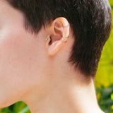 High Quality Precision All 316L Surgical Steel CNC Set CZ Hinged Segment Hoop Rings