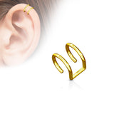 Double Ring Fake Non Piercing Ear Cartilage Helix Cuff Earring
