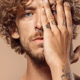 3 CZ Lined Angled Plate Hoop Ear Cartilage Helix Nose Septum Rings