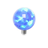 Opal Ball 316L Surgical Steel Dermal Anchor Top