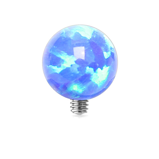 Opal Ball 316L Surgical Steel Dermal Anchor Top