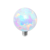 Opal Ball 316L Surgical Steel Dermal Anchor Top