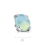 Semi Precious Stone Prong Set Dermal Anchor Top