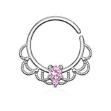 CZ Filigree Nose Septum Ear Cartilage Daith Helix Tragus Rings