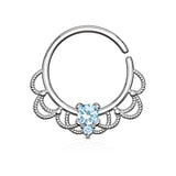 CZ Filigree Nose Septum Ear Cartilage Daith Helix Tragus Rings