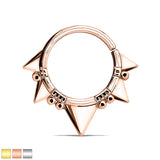 Triangle Bendable Nose Septum Ear Cartilage Daith Helix Tragus Rings
