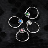 316L Surgical Steel Bendable Septum/Cartilage Hoop Daith Helix Tragus Rings