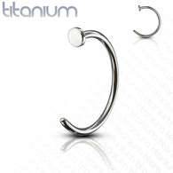 Grade 23 Solid Titanium Basic Nose Hoop Ring