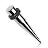 1 Pc 316L Stainless Steel Stretching Ear Taper Ear Plugs 4 Colors