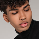 Implant Grade Titanium Prong Set CZ Curved Barbell Rook Daith Tragus Snug Eyebrow Rings