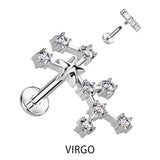 Zodiac Constellation Labret Tragus Helix Ear Cartilage Studs