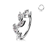 6 Marquise CZ Bendable Hoop Rings