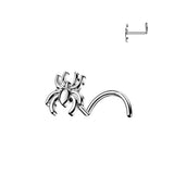 316L Surgical Steel Spider Top Nose Screw Stud