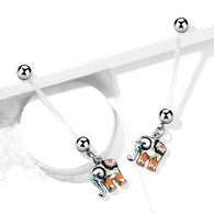 Baby Elephant Pregnancy BioFlex Barbell Navel Belly Button Ring