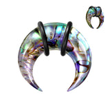 1 Pc Organic Abalone Bull Ear Taper Ear Plug