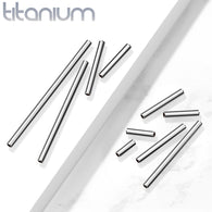 Titanium Internally Threaded Barbell Pins