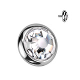 Implant Titanium Flat Crystal Dermal Anchor Top 16G