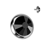Implant Titanium Flat Crystal Dermal Anchor Top 16G