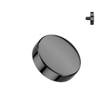 Titanium Internally Threaded Flat Round Dermal Anchor Top