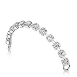 Brass 2mm Crystal Nose Ear Chain Connector