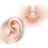2mm Stainless Steel Nose Ear Chain Connector