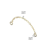 2mm Implant Titanium Nose Ear Chain Connector