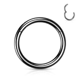 Implant Titanium Hinged Segment Hoop Rings Ear Cartilage 14G