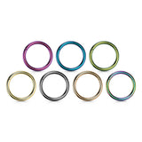 Implant Titanium Hinged Segment Hoop Rings Ear Cartilage 14G