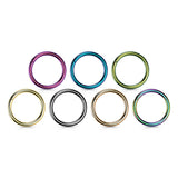 Implant Titanium Hinged Segment Hoop Rings Ear Cartilage 14G