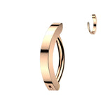 Unique! Titanium Hinged Hoop Clicker Eyebrow Ring 16G