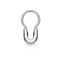316L Surgical Steel Septum Ring/Safety Pin